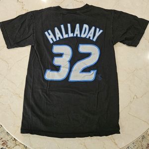 Toronto Blue Jays Roy Halladay Shirt Men's S Majestic